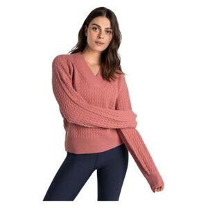 Lolë Merino Wool Camille V-Neck Sweater